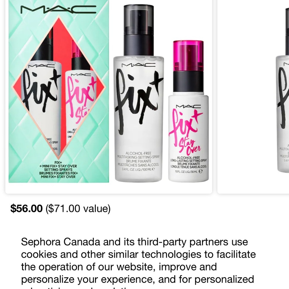 MAC Cosmetics Fix+ Mini Setting Spray Duo - Picture 3 of 3